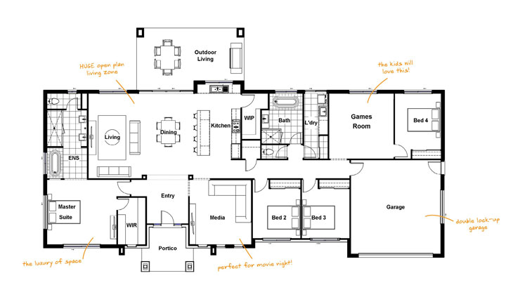 Woodcrest 30 + Games Room Modern